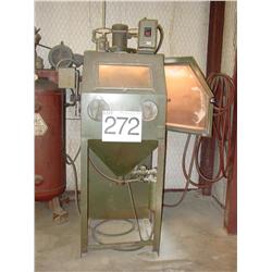 KELCO INDUSTRIAL GRADE MEDIA BLAST CABINET SELF CONTAINED DUST COLLECTION SYSTEM