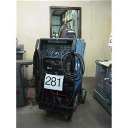MILLER SYNCHROWAVE 250 DX TIG WELDER W/STICK, BUILT IN COOLANT SYSTEM, W/FOOT CONTROL, PULSATING ARC