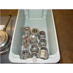 D1-6 QUICK CLOSE COLLET ADAPTER W/11 COLLETS, BURNER STYLE