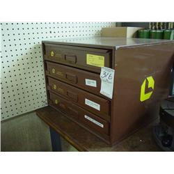 4 DRAWERS NEW DOWEL PINS & SET SCREWS (1X)