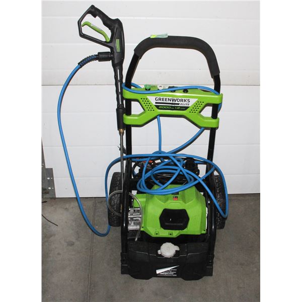GREENWORKS ELITE 2000 PSI 1.2 GPM PRESSURE WASHER
