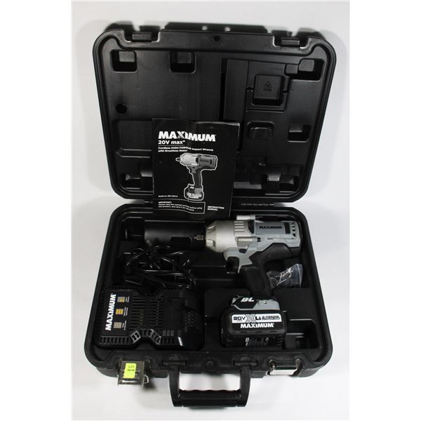 MAXIMUM 20V CORDLESS HIGH-TORQUE IMPACT WRENCH