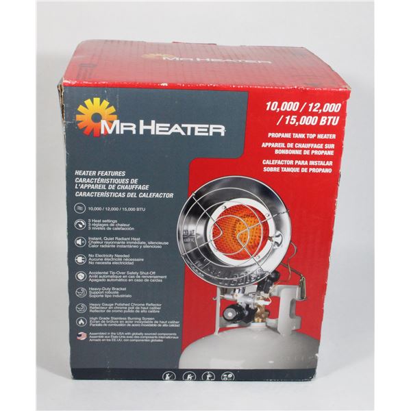 MR HEATER 10,000 BTU PROPANE TANK TOP HEATER