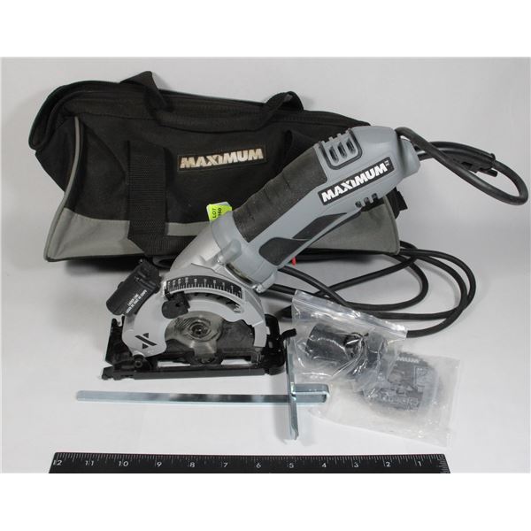 MAXIMUM HEAVY-DUTY COMPACT CIRCULAR SAW.