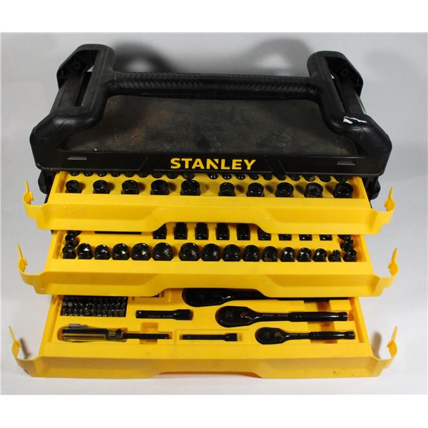 STANLEY 3 DRAWER SOCKET SET