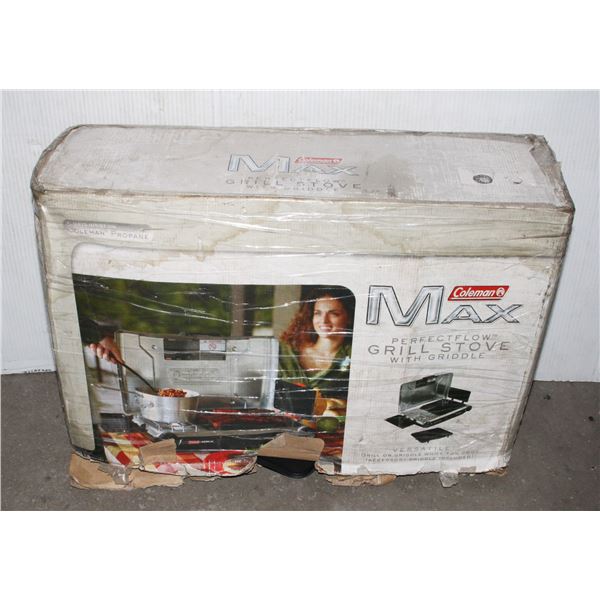 COLEAN MX PERFECT GRILL STOVE WITH GRIDDLE