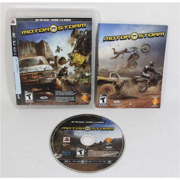PS3 MOTOR STORM