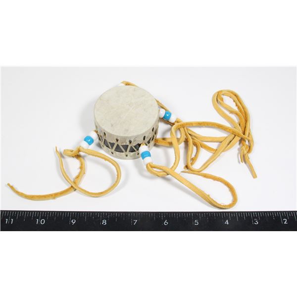 NATIVE DRUM THEME LARGE NECKLACE
