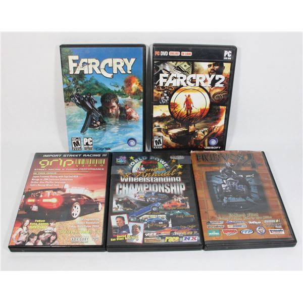 BUNDLE OF MIX MEDIA INCLUDING FARCRY PC GAME