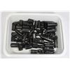 Image 1 : TRAY OF ASSORTED STANELY BLACK CHROME SOCKETS