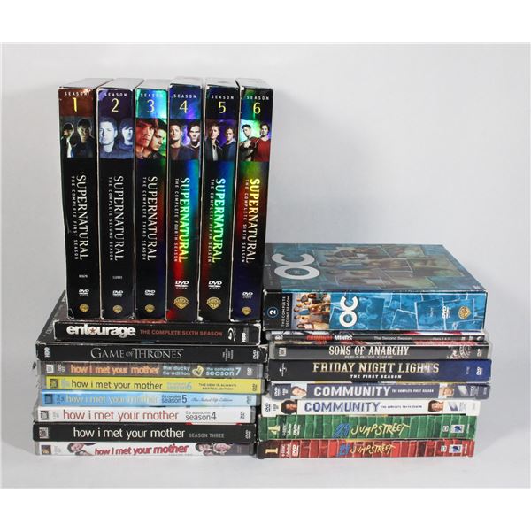 BUNDLE OF ASSORTED TV BOX SETS FOR SERIES INCLUDING