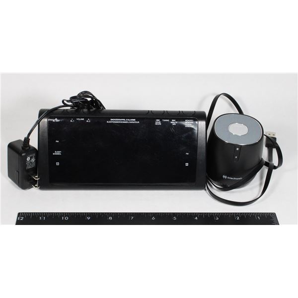BLUETOOTH SPEAKER AND ALARM CLOCK