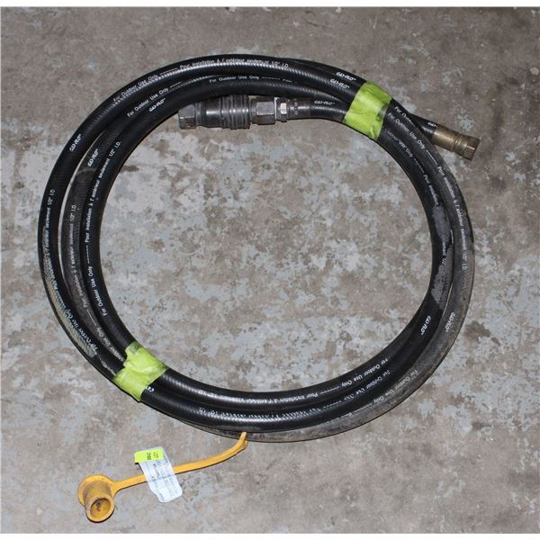 GAS LINE WITH REGULATOR