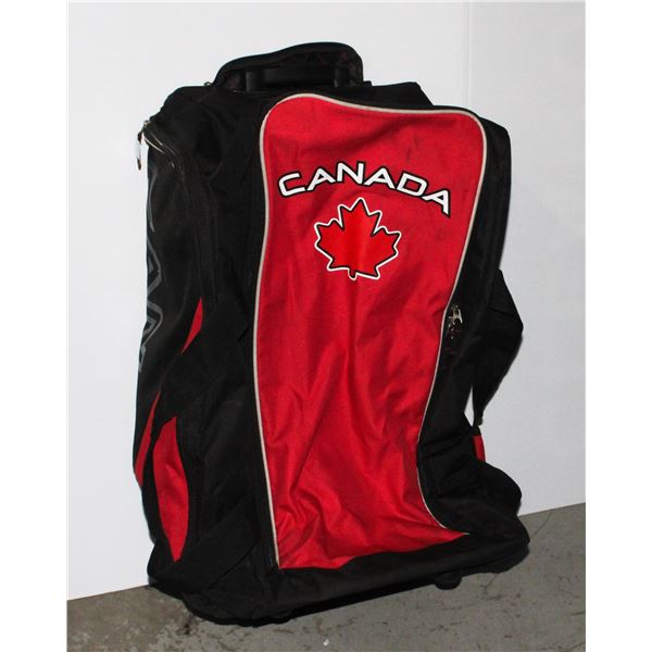 CANADA  WHEELED HOCKEY BAG USED