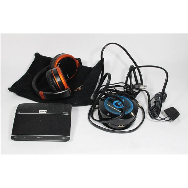 LOT OF HEADPHONES AND MORE