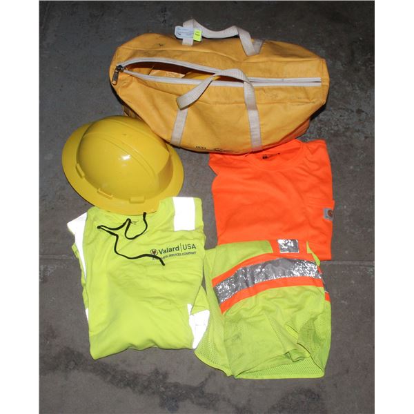 22" VINYL COATED NYLON HEAVY DUTY WORK BAG WITH