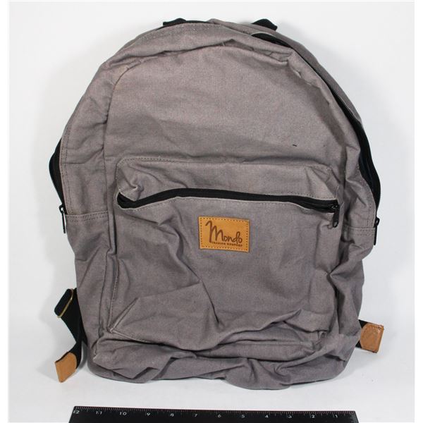 GREY MONDO BACKPACK