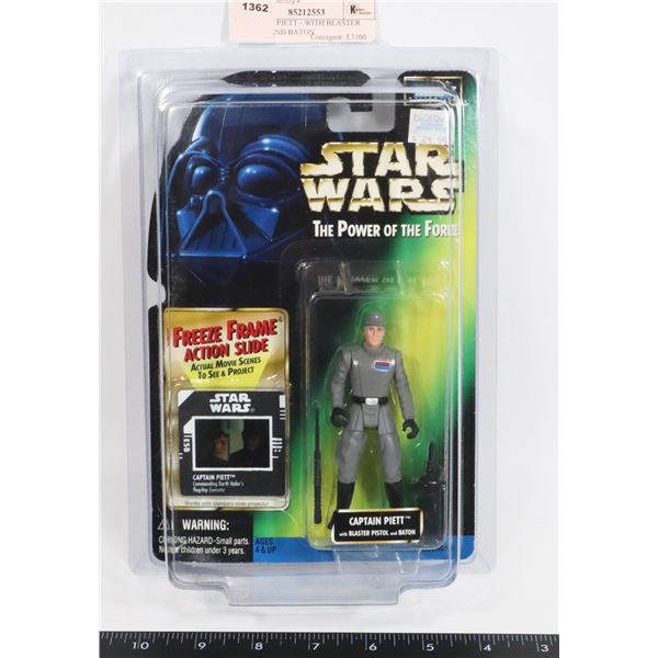 STAR WARS CAPTAIN PIETT - WITH BLASTER PISTOL AND