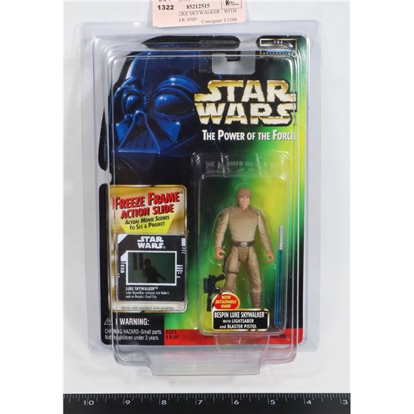 STAR WARS BESPIN LUKE SKYWALKER - WITH LIGHTABER