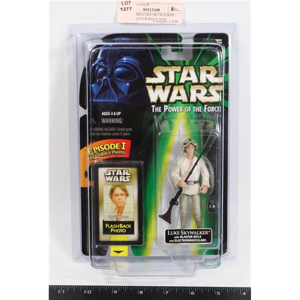 STAR WARS LUKE SKYWALKER - WITH BLASTER RIFLE AND