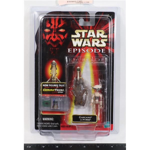 STAR WARS GASGANO -COMMTECH CHIP- DARTH MAUL CARD