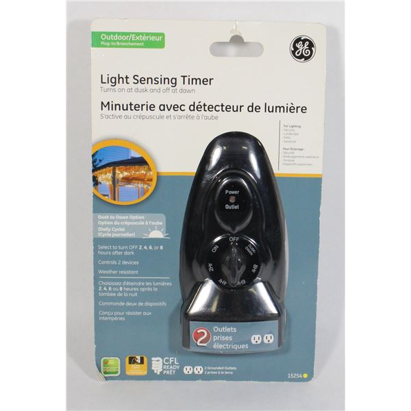 NEW GE LIGHT SENSING TIMER