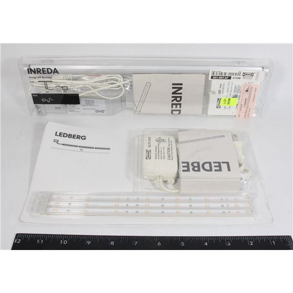 TWO NEW IKEA UNDER COUNTER LIGHT SETS