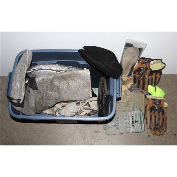 TOTE OF ASSORTED WORKWEAR, CONDITION RANGES