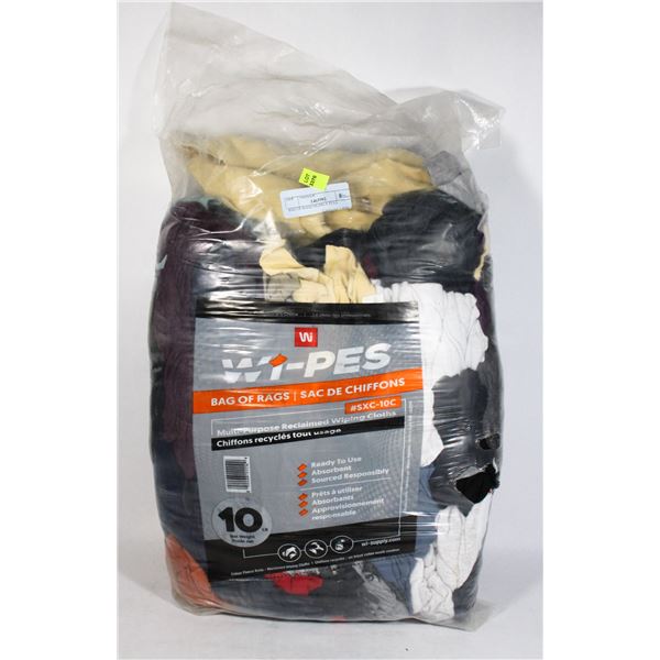 BAG OF RAGS NEARLY FULL
