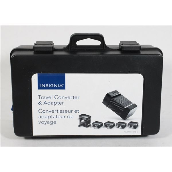 INSIGNIA TRAVEL CONVERTER AND ADAPTER