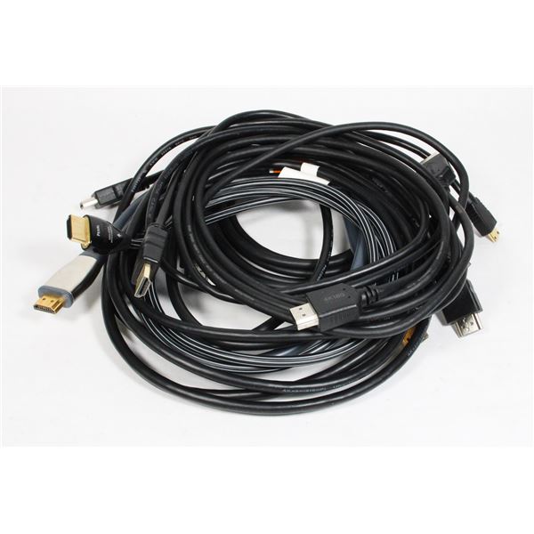LOT OF HDMI CABLES