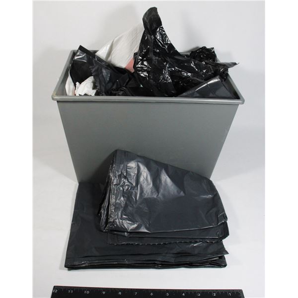 LOT OF GARBAGE BAGS