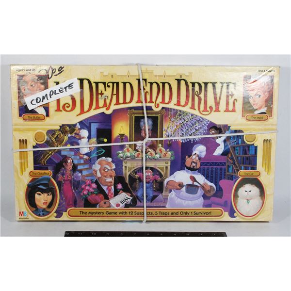 13 DEAD END DRIVE BOARDGAME BY MILTON BRADLY