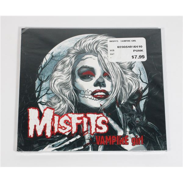 NEW SEALED MISFITS VAMPIRE GIRL/ ZOMBIE GIRL CD