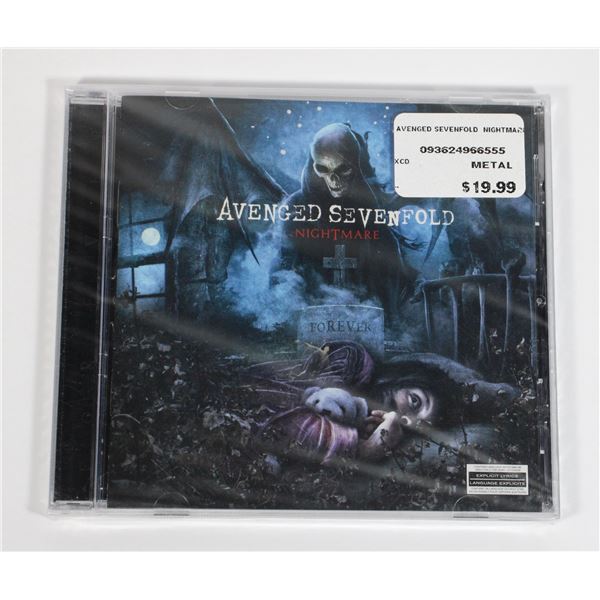 NEW SEALED AVENGED SEVENFOLD NIGHTMARE CD