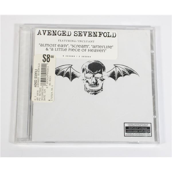 NEW SEALED AVENGED SEVENFOLD SELF TITLED CD