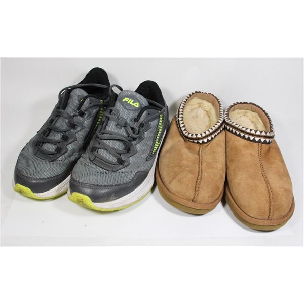 RUNNING SHOES AND SLIPPERS