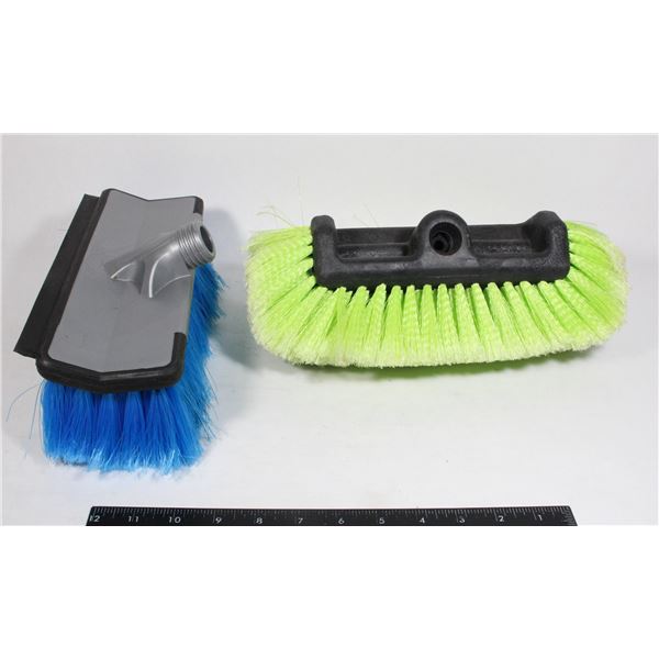 TWO CLEANING BRUSHES, LOOK TO ATTACH TO
