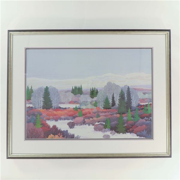 Keith Thomson — First Snowfall, 1989 (artist‑signed print)