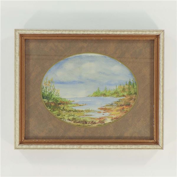 Raymond Mole — Quiet Inlet (original watercolour)