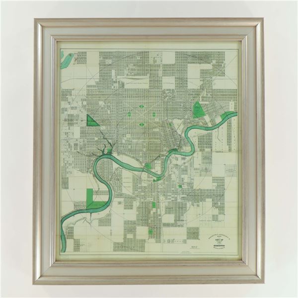 City of Edmonton — Planning Department Map (ca. mid‑1950s)