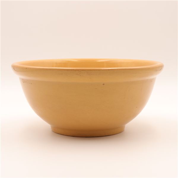 Yellow Ceramic Bread Bowl