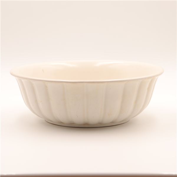 Large White Ironstone Mixing Bowl