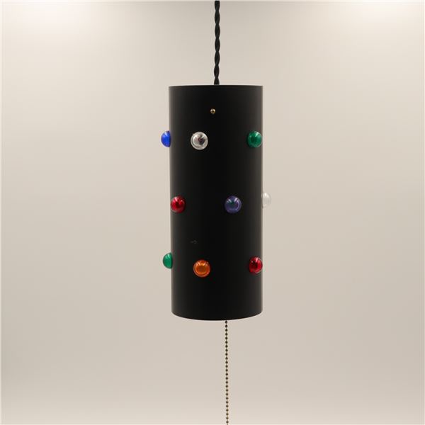 Restored Mid-Century Pull-Down Pendant Lamp