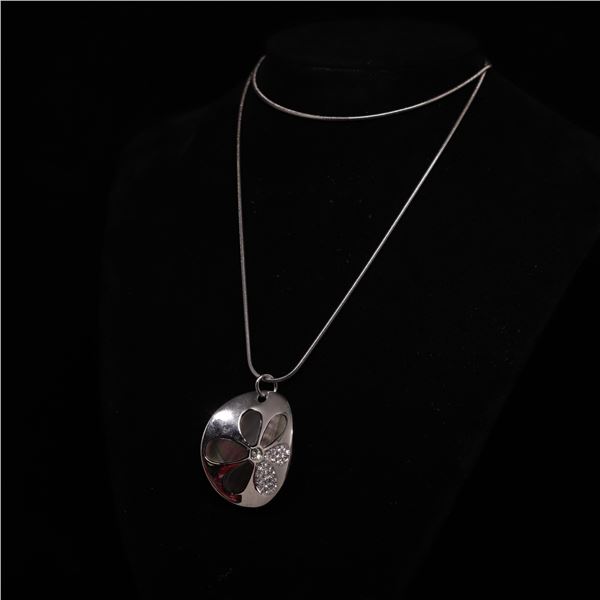 Butler Necklace with Mother of Pearl Pendant
