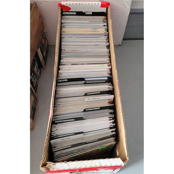 Long of Box Various Comic Books