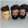Image 2 : Lot of 3 Mannequin Heads - Hallowe'en, Photo Props or Target Practice!
