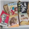 Image 3 : Lot of Old 78 Records, 1 Edison Record and 1960s Hairdressing Magazines