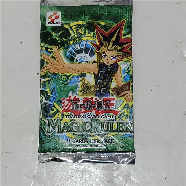 Sealed 1996 Yu-Gi-Oh Magic Ruler TCG Package