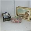 Image 1 : Coca Cola Puzzle (no box), Cardboard Trinket Box, + Tin w/ Contents